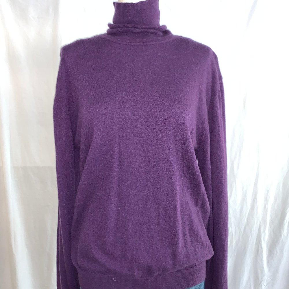 Purple Cashmere Sweater